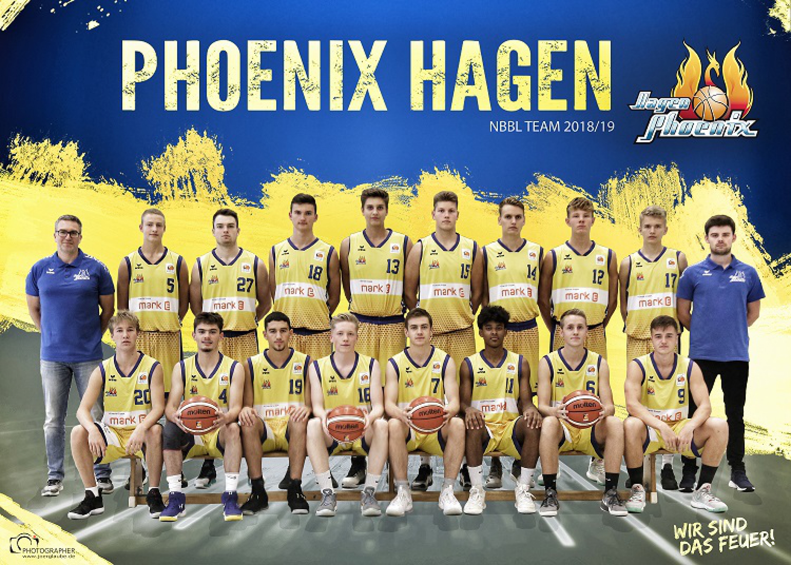 Mannschaftsfoto Phoenix Hagen Juniors