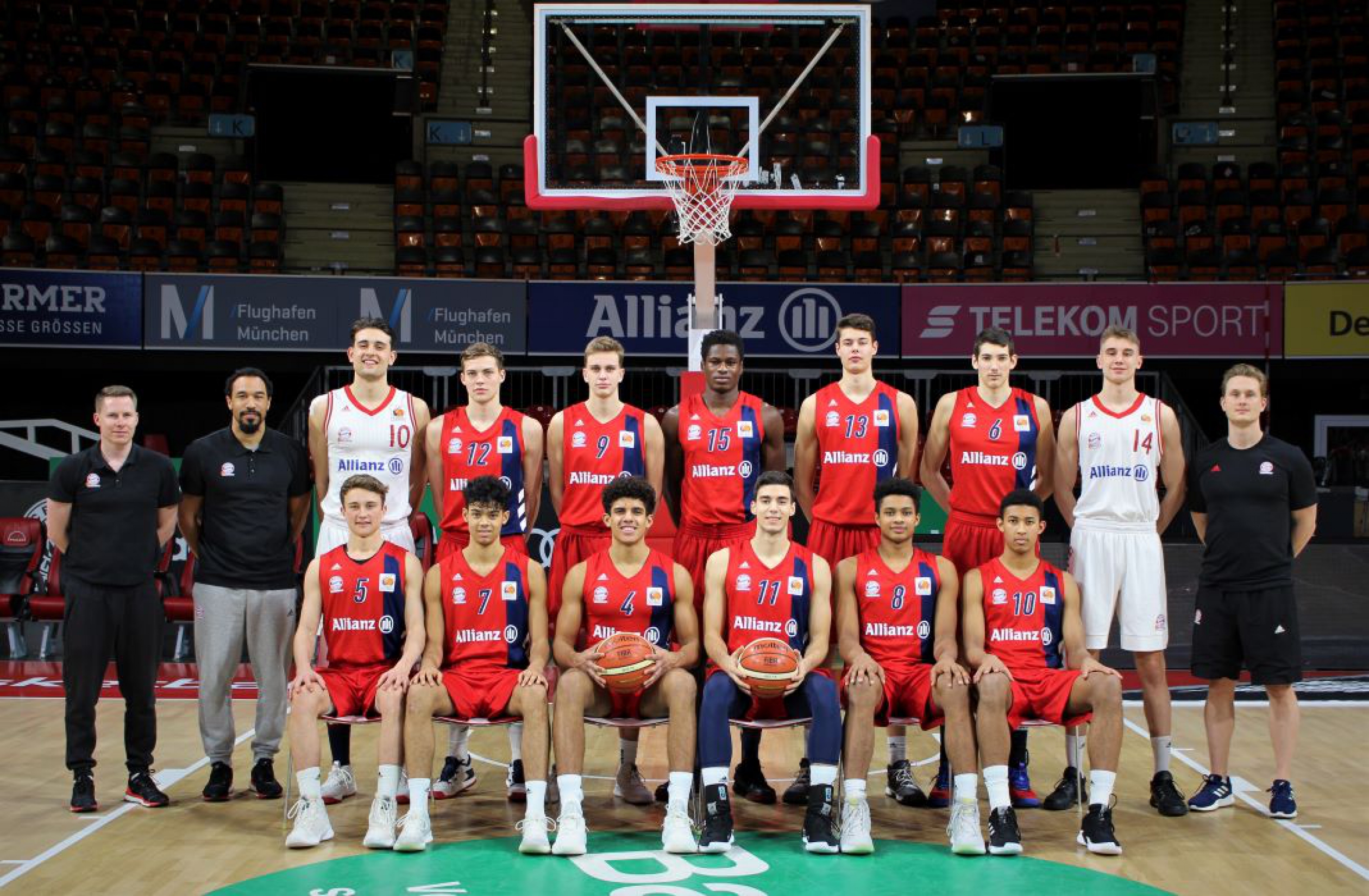 Mannschaftsfoto FC Bayern München Basketball