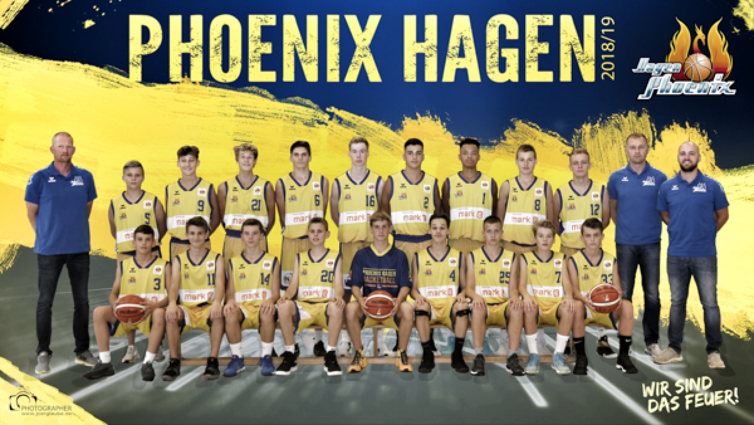 Mannschaftsfoto Phoenix Hagen Youngsters