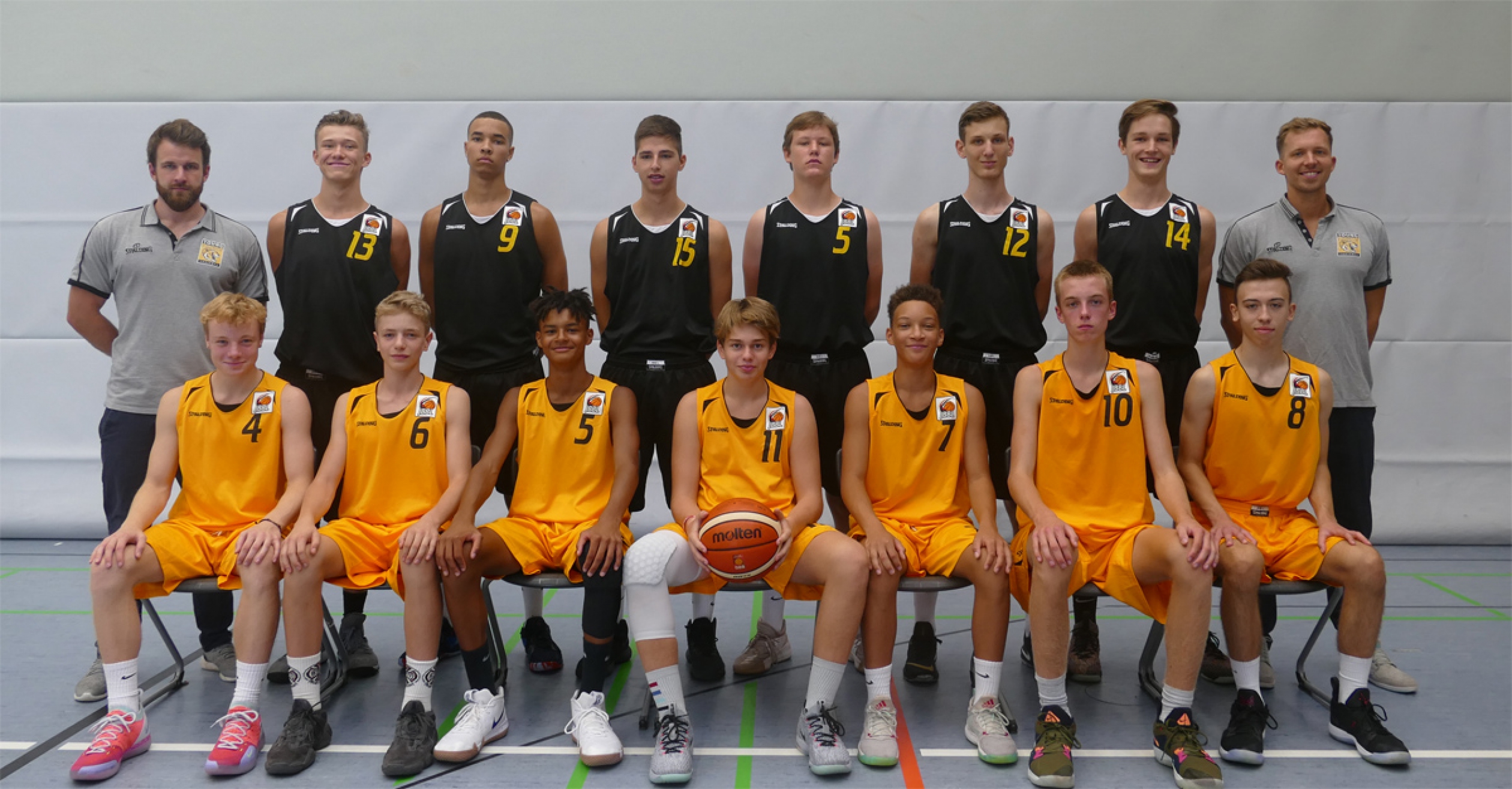 Mannschaftsfoto Young Tigers Tübingen