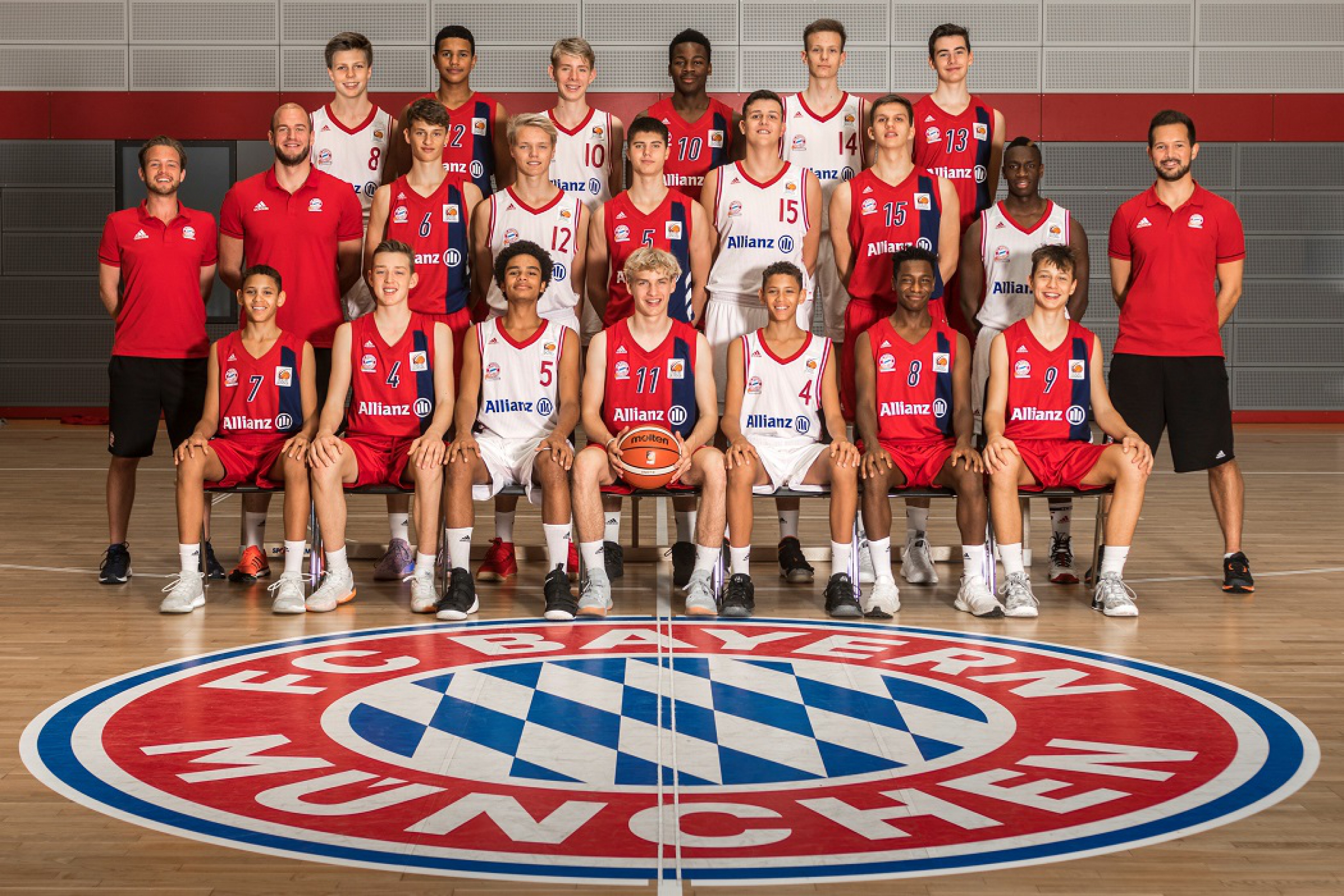 Mannschaftsfoto FC Bayern München Basketball