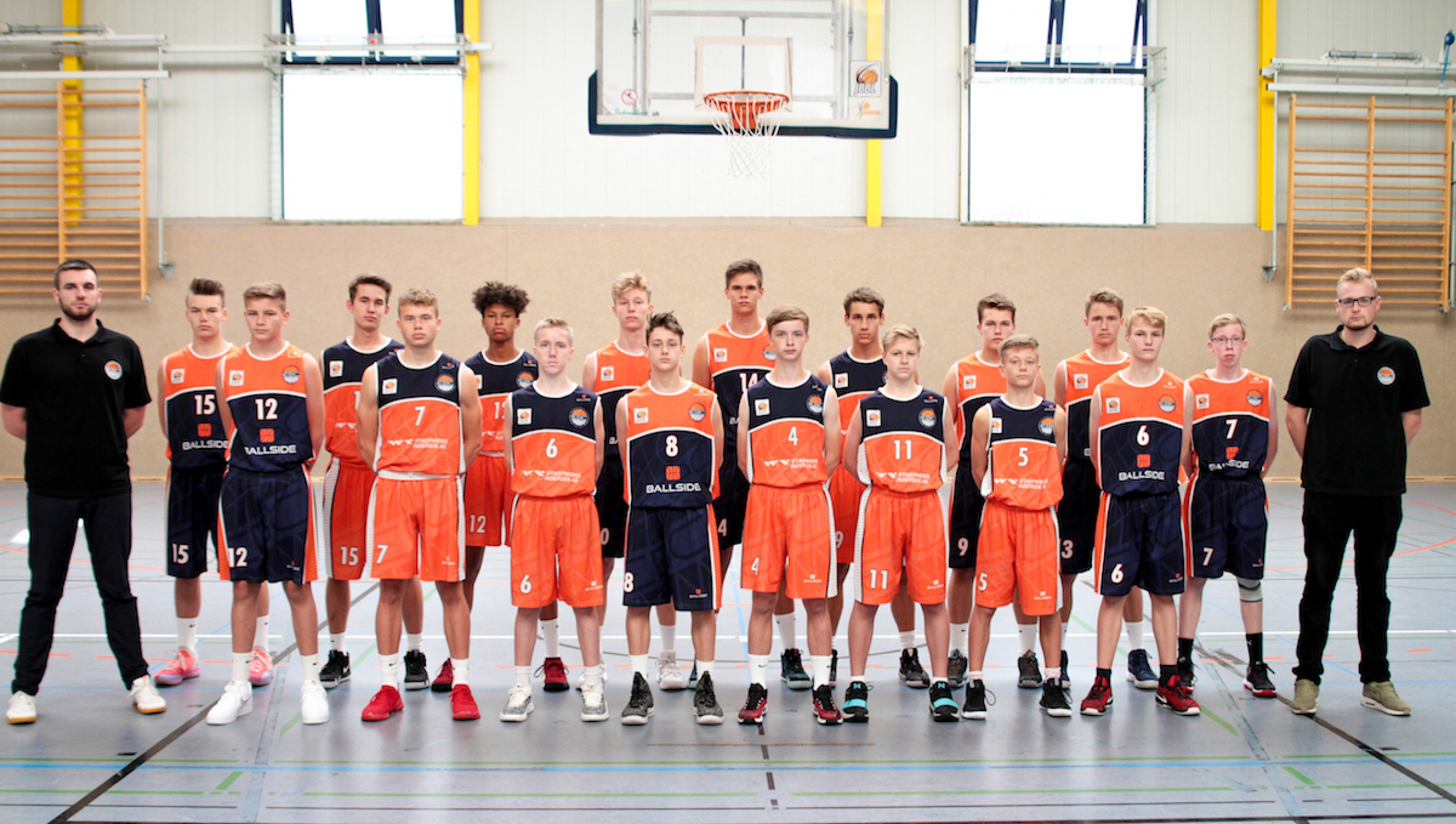 Mannschaftsfoto Rostock Seawolves Youngsters