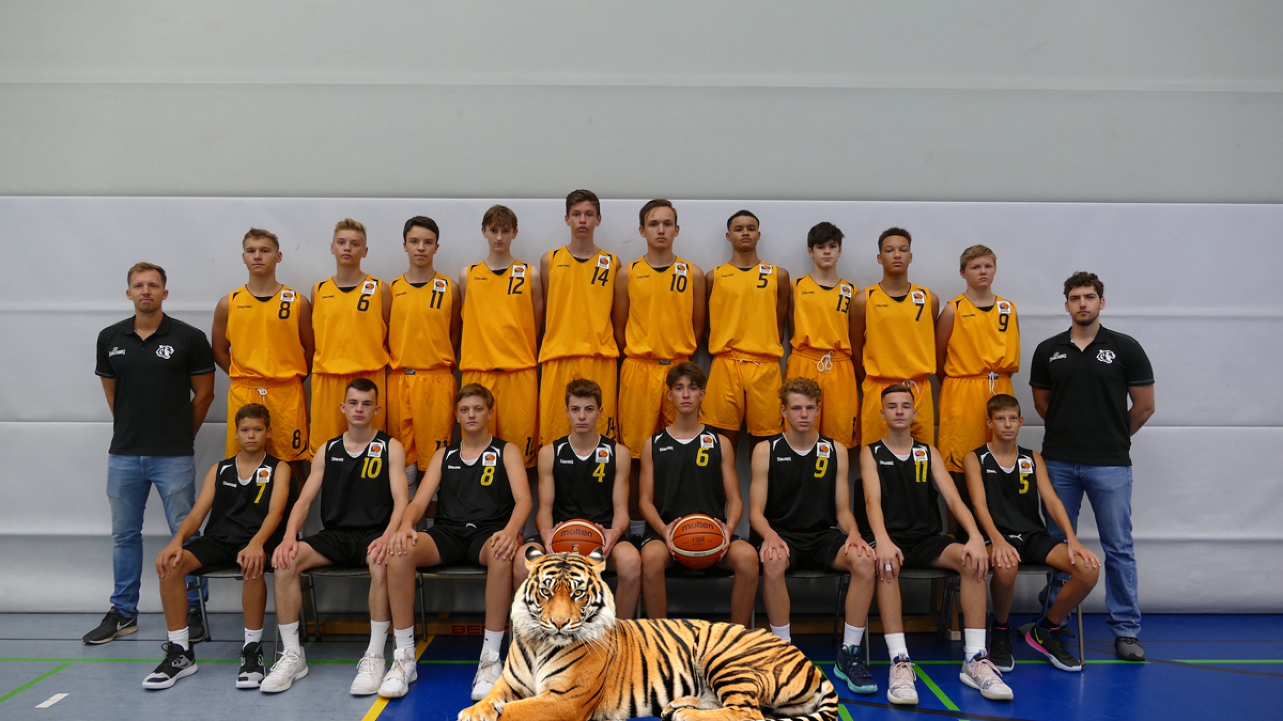 Mannschaftsfoto Young Tigers Tübingen