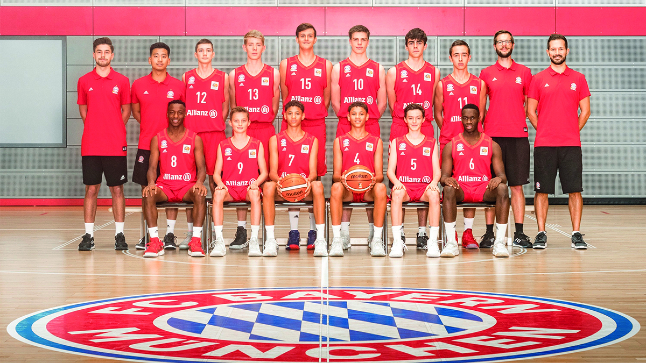 Mannschaftsfoto FC Bayern München Basketball