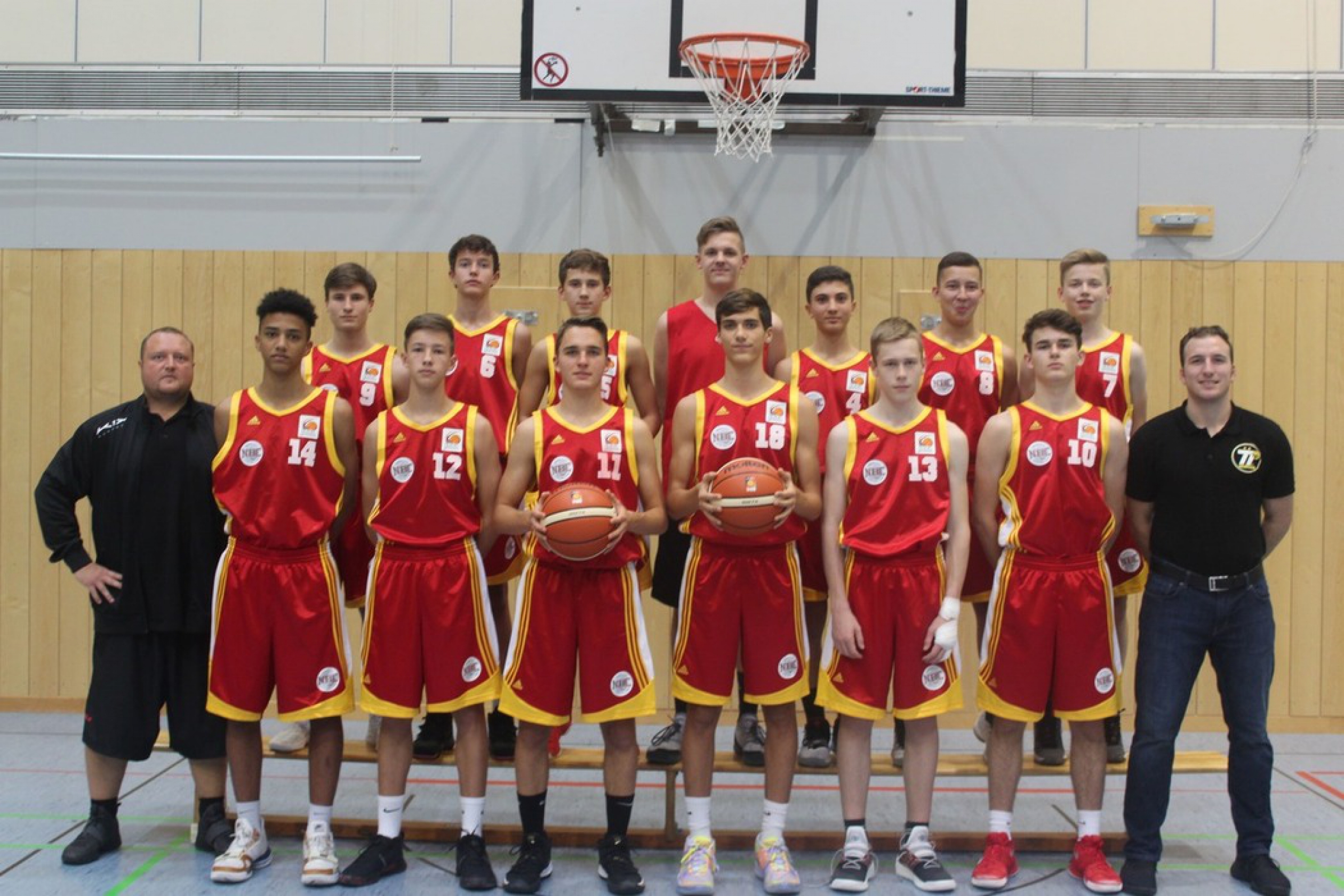 Mannschaftsfoto Nürnberger Basketball Club