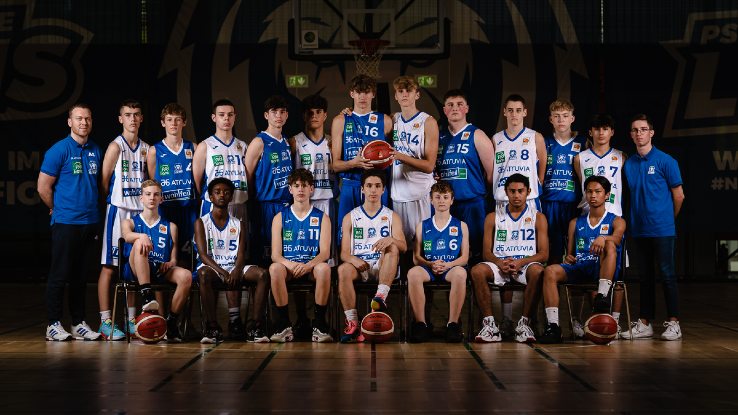 Mannschaftsfoto PS Karlsruhe LIONS